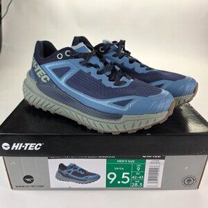 Hi Tec Men's Catalina Trail Running, Hiking, Fastpacking Shoes Blue 9.5